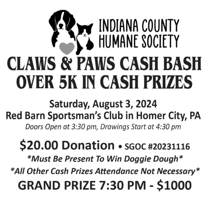 Claws & Paws Cash Bash