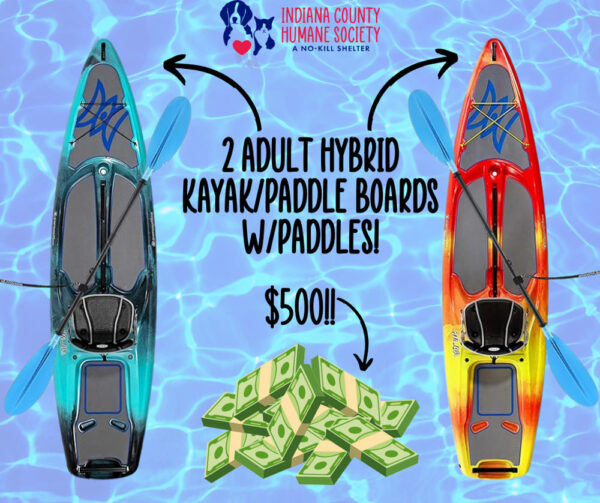 2 Hybrid Kayak/paddle boards AND $500!!