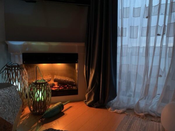 Main bedroom fireplace